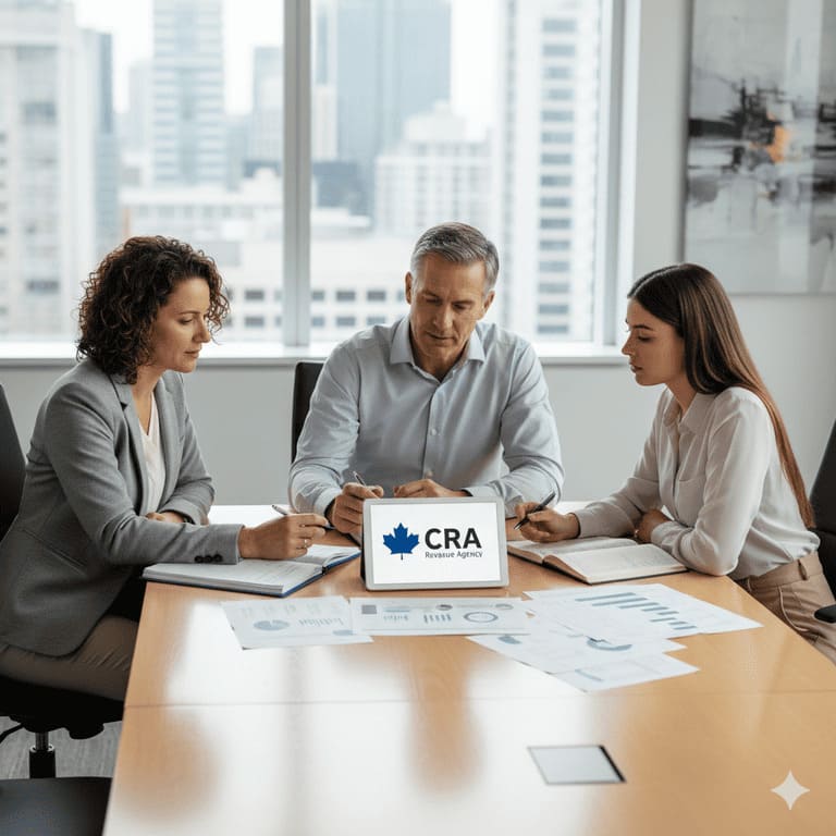 Professional team providing expert CRA audit assistance and strategic tax defense.